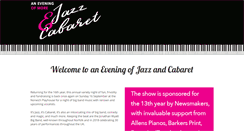 Desktop Screenshot of jazzandcabaret.co.uk