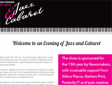 Tablet Screenshot of jazzandcabaret.co.uk